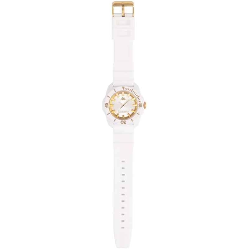 Orologio Unisex Kappa K-Strong KW-096 in Silicone Bianco e Oro