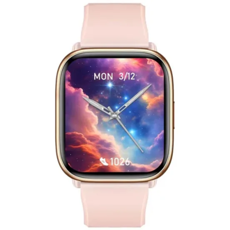 Orologio Smartwatch Donna Smarty 2.0 SW081D Display Amoled Cinturino Silicone Rosa