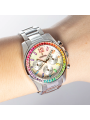 Orologio Cronografo Donna Festina Rainbow F20606/2 in Acciaio Silver