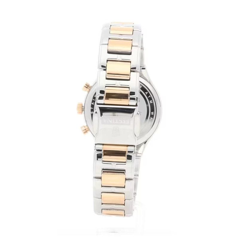 Orologio Cronografo Donna Festina Boyfriend F20403/1 in Acciaio Silver e Rosè