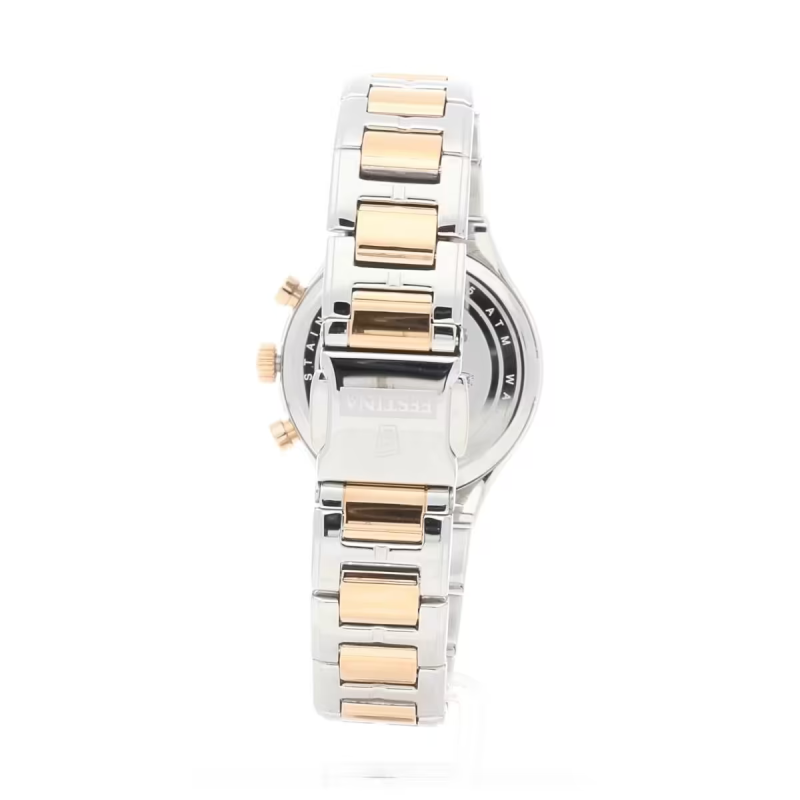 Orologio Cronografo Donna Festina Boyfriend F20403/1 in Acciaio Silver e Rosè
