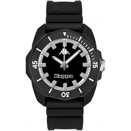Orologio Unisex Kappa Strong KW-025 in Silicone Nero Wateresist