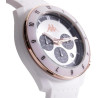 Orologio Cronografo Unisex Kappa Rush Ceramica KW-075 Cinturino Bianco Silicone