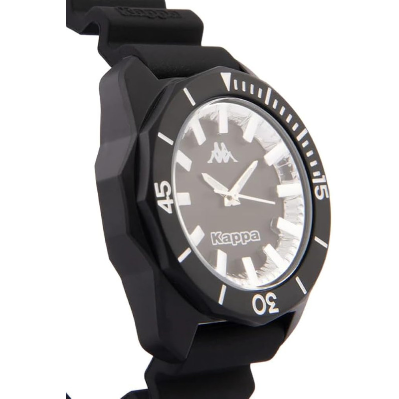 Orologio Unisex Kappa Strong KW-025 in Silicone Nero Wateresist