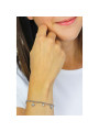 Bracciale da Donna Chant BAH49 Catena con Luna, Stella, Cuore e Cristalli