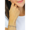 Bracciale da Donna Chant BAH49 Catena con Luna, Stella, Cuore e Cristalli
