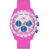 Orologio Cronografo Unisex Kappa KW-042 Cinturino in Silicone Fuxia Cassa 45mm