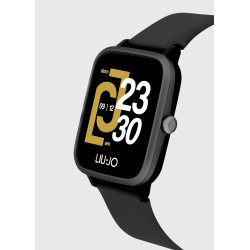 Orologio Smartwatch Unisex Liujo SWLJ045 in Silicone Nero Full Touch