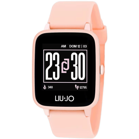 Orologio Smartwatch Unisex Liujo SWLJ047 in Silicone Rosa Full Touch