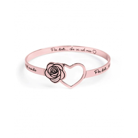 Bracciale in acciaio 316L 15BR027R Marlù da donna