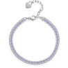 Bracciale Donna Brosway Desideri BEI063 in Acciaio 304 con Zirconi Lavanda