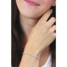 Bracciale Donna Brosway Desideri BEI016 in Acciaio con Quadrifoglio e Zirconi
