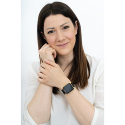 Orologio Smartwatch Donna Liujo Energy SWLJ018 in Silicone Nero Touch