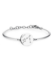 BRACELET WOMAN ZODIAC PISCES BHK22 IN ACIALIO 316