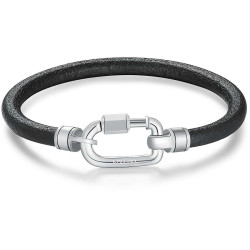 Bracciale uomo cuoio e acciaio gioielli Brosway  bnx17 b