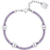 Bracciale Donna Brosway Desideri BEI077 in Acciaio 304 con Zirconi Lavanda