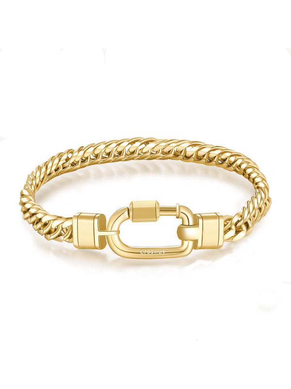 Bracciale Uomo Semirigido Gioielli Brosway BNX20B PVD Oro