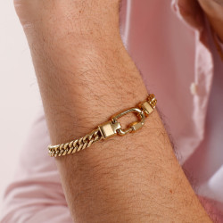 Bracciale Uomo Semirigido Gioielli Brosway BNX20B PVD Oro