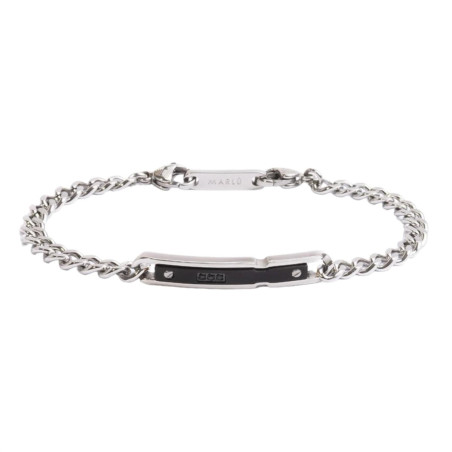 copy of Bracciale Uomo Marlù 30br0020g Catena Grumetta in Acciao SIlver