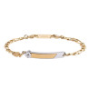Bracciale Uomo Marlù 30BR0021G Catena Grumetta in Acciao Pvd Oro Giallo