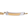 Bracciale Uomo Marlù 30BR0021G Catena Grumetta in Acciao Pvd Oro Giallo
