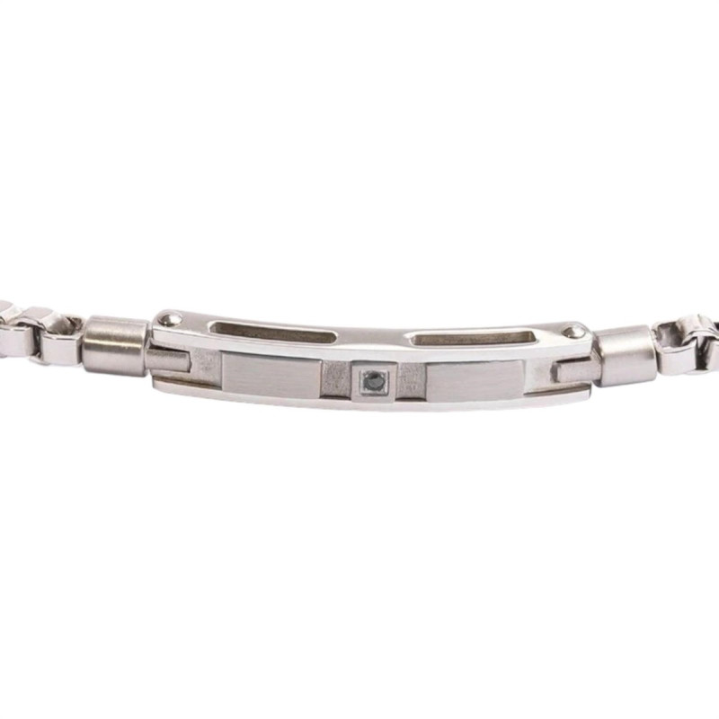 copy of Bracciale Uomo Marlù 30br0020g Catena Grumetta in Acciao SIlver
