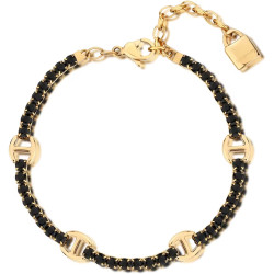 Bracciale Donna Brosway Desideri BEI079 in Acciaio 304 Oro con Zirconi