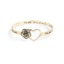 Bracciale Rigido Marlù 15BR027G ROSA MAMMA DORATO