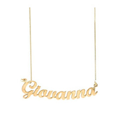 Gioiellinadir Collana Donna in Argento 925 Nome Personalizzabile