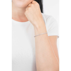 Bracciale Donna Brosway Tennis Desideri Mamma BEI030 Zirconi Bianchi, Cuore