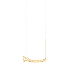 Gioiellinadir Collana Donna in Argento 925 Nome Personalizzabile