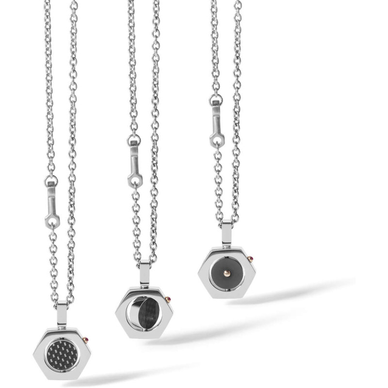 Collana Uomo Gioielli Comete UGL598 Rombo Collana Uomo Gioielli Comete UGL598 Rombo