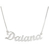 Collana da donna con nome personalizzabile in argento, made in italy