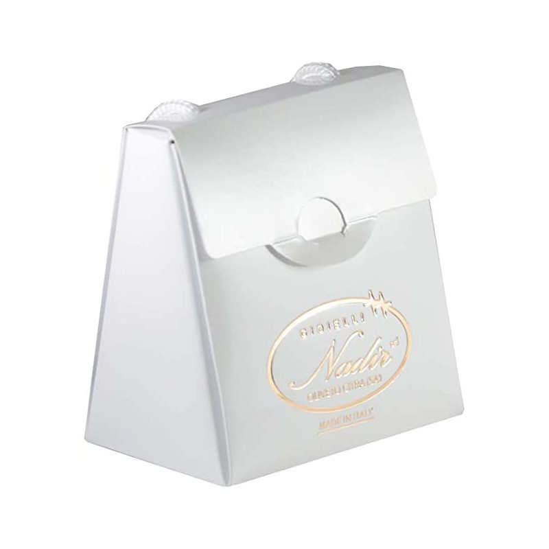 Women's necklace with customizable name in silver, made in italy