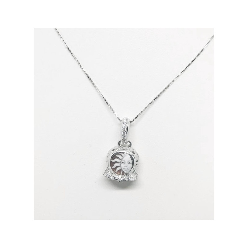 COLLANA IN ARGENTE 925 CON PENDENTE IN RGENTO E CORALLO INCISO COLLANA IN ARGENTE 925 CON PENDENTE IN RGENTO E CORALLO INCISO