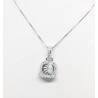COLLANA IN ARGENTE 925 CON PENDENTE IN RGENTO E CORALLO INCISO