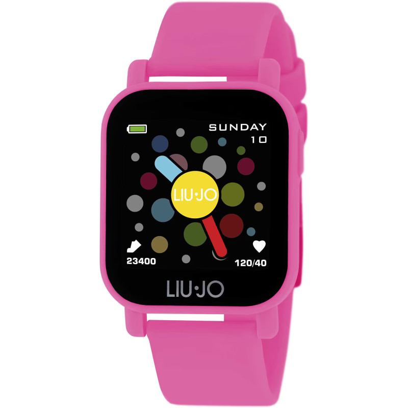Orologio Smartwatch Unisex LiuJo Teen SWLJ030 Cinturino in Silicone Fucsia Touch Orologio Smartwatch Unisex LiuJo Teen SWLJ030 Cinturino in Silicone Fucsia Touch