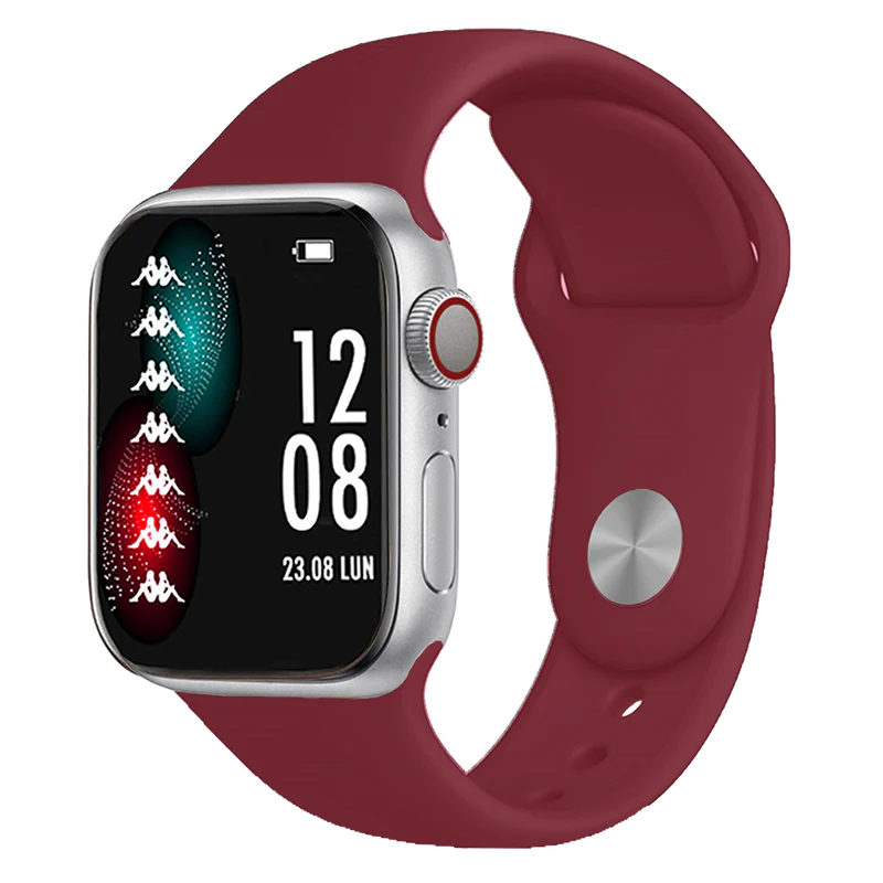 Orologio Smartwatch Uomo Kappa Prime KW-P010 Due Cinturini in Silicone Bordeaux Orologio Smartwatch Uomo Kappa Prime KW-P010 Due Cinturini in Silicone Bordeaux