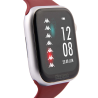 Orologio Smartwatch Uomo Kappa Prime KW-P010 Due Cinturini in Silicone Bordeaux