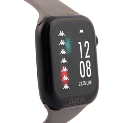 Orologio Smartwatch Uomo Kappa Prime KW-P007 Due Cinturini in Silicone Grigio e Nero