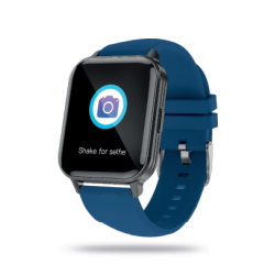 Orologio Smartwatch Unisex Paul Edward PE019C Cinturino in Silicone Blu