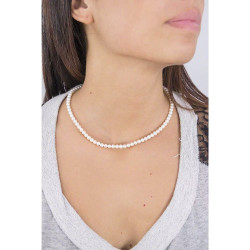 Collana Donna Comete Easy Basic FWQ 102 AM in Oro 18 Kt Perle Coltivate 4,5/5mm