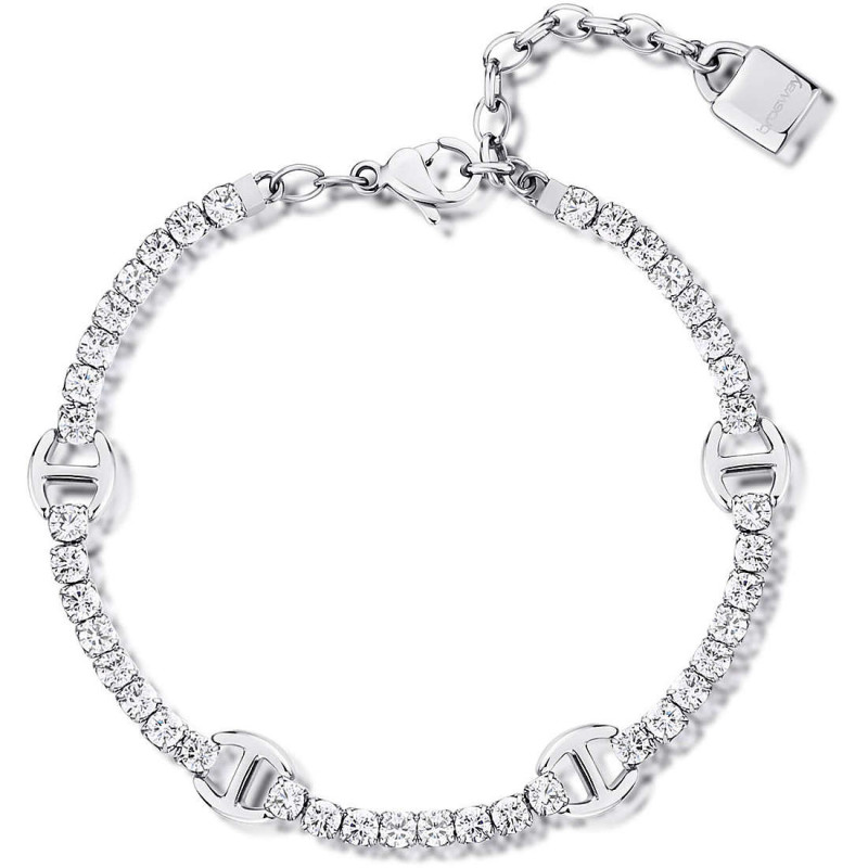 Bracciale Donna Brosway Desideri BEI076 in Acciaio 304 con Zirconi Bianchi Bracciale Donna Brosway Desideri BEI076 in Acciaio 304 con Zirconi Bianchi