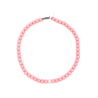 Collana Nadir Donna Pasta di Corallo Rosa con Perla Bianca Coltivata Centrale