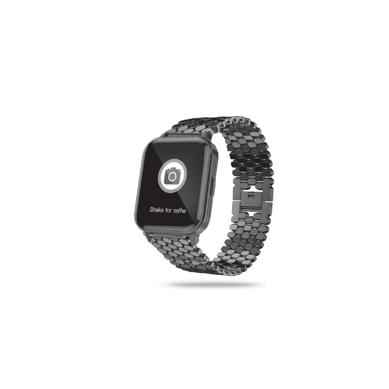 Orologio Smartwatch Unisex Paul Edward PE019I Cinturino in Acciaio Maglia Pvd Nero Orologio Smartwatch Unisex Paul Edward PE019I Cinturino in Acciaio Maglia Pvd Nero