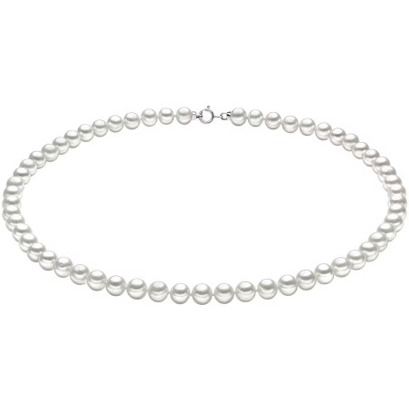Collana Donna Comete Easy Basic FWQ 103 AM in Oro 18 Kt Perle Coltivate 5/5.5mm