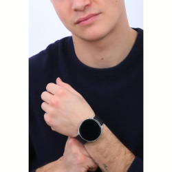 Orologio Smartwatch Uomo LiuJo SWLJ072 Cassa in Zinco e Cinturino Silicone Nero