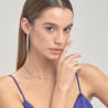 Orecchini Donna Brosway Desideri BEIE003 in Acciaio Colore Argento con Zirconi