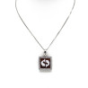 Collana Donna in Argento 925% con Ciondolo Segno Zodiacale Pesci Cammeo
