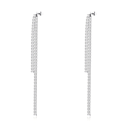 Orecchini Donna Brosway Desideri BEIE003 in Acciaio Colore Argento con Zirconi